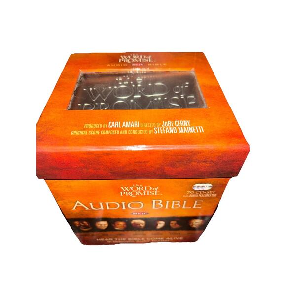 The Word of Promise Audio Bible 79 CD Set 2009 NKJV Thomas Nelson Complete VG - Picture 1 of 6